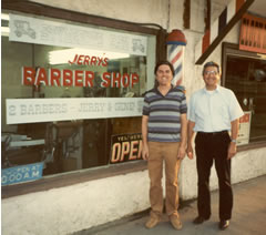 gene & jerry at jerrys 1986