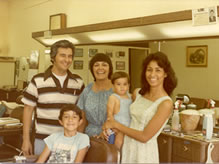 gene with happy customers 1979